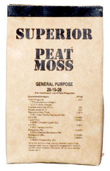 Dollhouse Miniature Superior Peat Moss Bag